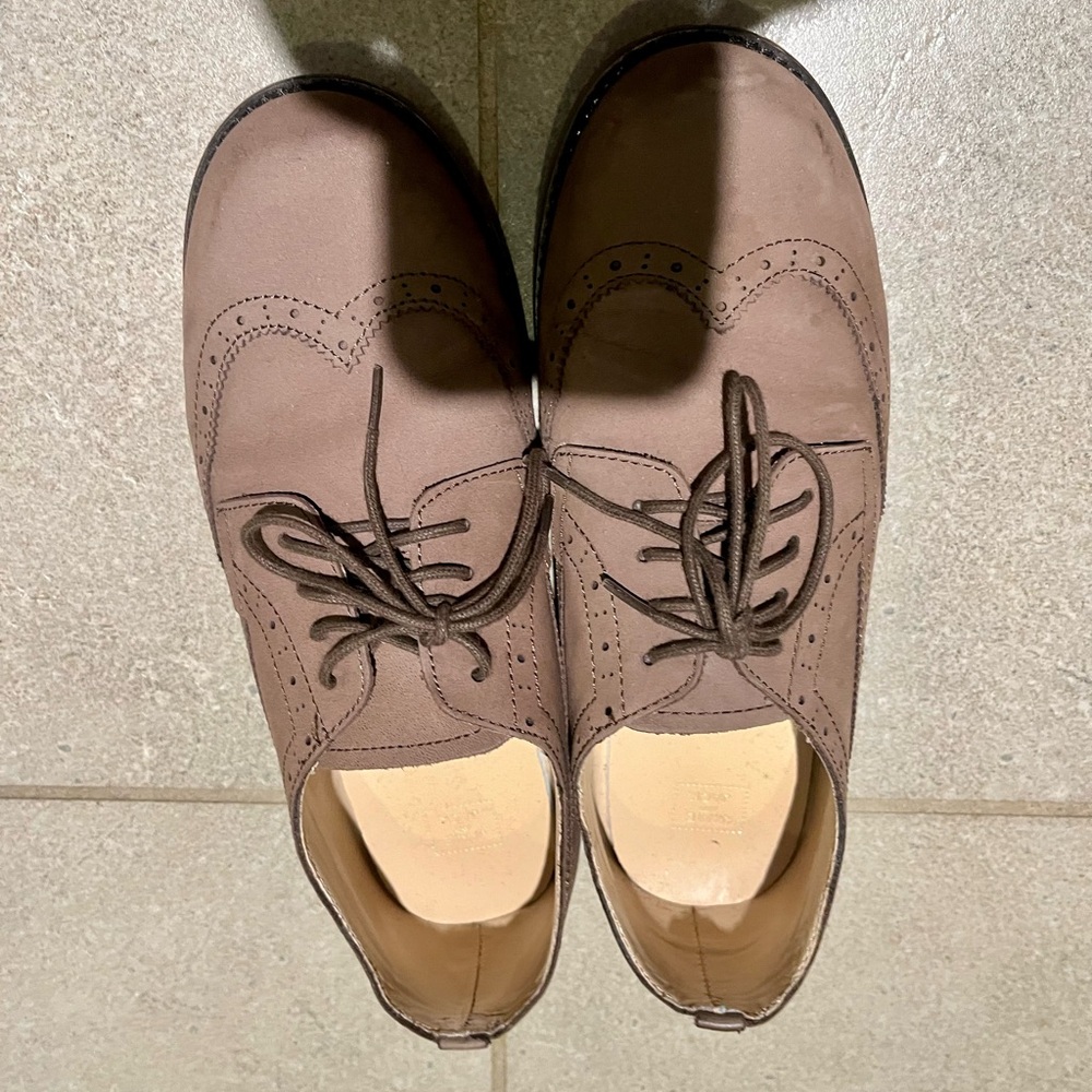 Janie and Jack Brown Kids Dress Shoes
